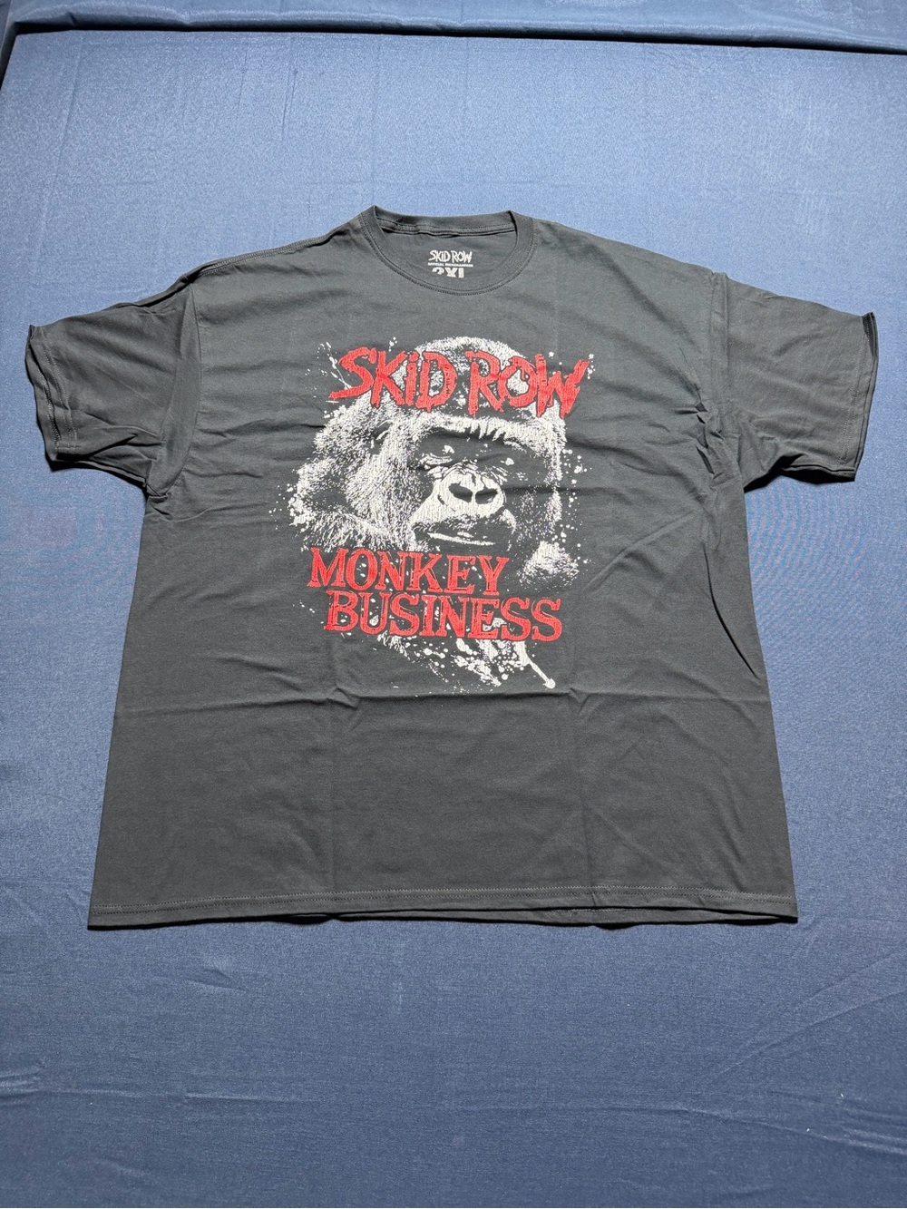 Skid Row "Monkey Business" Graphic T-Shirt - 100% Cotton 2XL